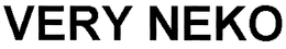 VERY NEKO trademark