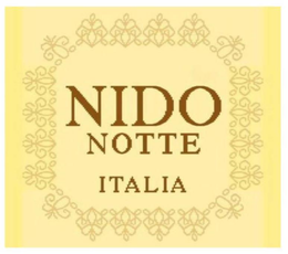 NIDO NOTTE ITALIA trademark