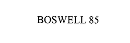 BOSWELL 85 trademark