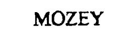 MOZEY trademark