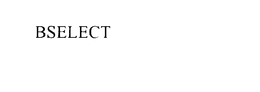 BSELECT trademark