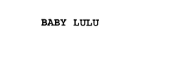 BABY LULU trademark