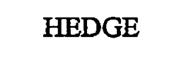 HEDGE trademark