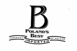 PB POLAND'S BEST PRODUCT IMPORTED OF POLAND trademark