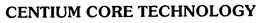 CENTIUM CORE TECHNOLOGY trademark
