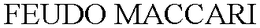 FEUDO MACCARI trademark