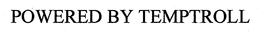POWERED BY TEMPTROLL trademark