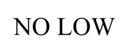 NO LOW trademark