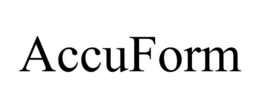 ACCUFORM trademark