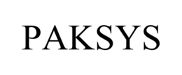 PAKSYS trademark