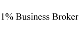 1% BUSINESS BROKER trademark