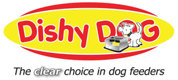 DISHY DOG THE CLEAR CHOICE IN DOG FEEDERS trademark