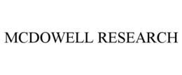 MCDOWELL RESEARCH trademark
