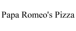 PAPA ROMEO'S PIZZA trademark