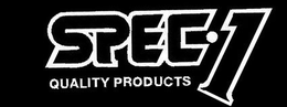 SPEC·1 QUALITY PRODUCTS trademark