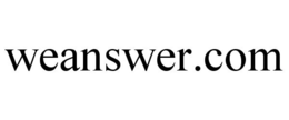 WEANSWER.COM trademark