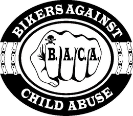 B.A.C.A. BIKERS AGAINST CHILD ABUSE trademark