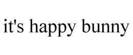 IT'S HAPPY BUNNY trademark