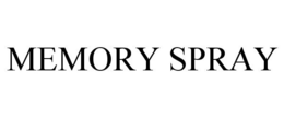 MEMORY SPRAY trademark