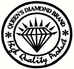 QUEEN'S DIAMOND BRAND HIGH QUALITY PRODUCT trademark
