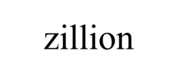 ZILLION trademark