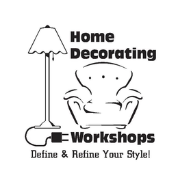 HOME DECORATING WORKSHOPS DEFINE & REFINE YOUR STYLE! trademark