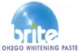 BRITE OH2GO WHITENING PASTE trademark