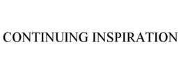 CONTINUING INSPIRATION trademark