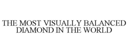 THE MOST VISUALLY BALANCED DIAMOND IN THE WORLD trademark