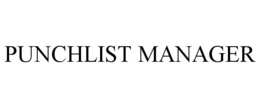 PUNCHLIST MANAGER trademark