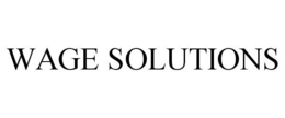 WAGE SOLUTIONS trademark