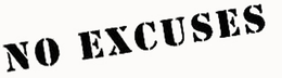 NO EXCUSES trademark