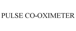 PULSE CO-OXIMETER trademark