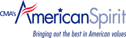 CMA'S AMERICAN SPIRIT BRINGING OUT THE BEST IN AMERICAN VALUES trademark