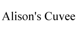 ALISON'S CUVEE trademark