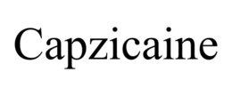 CAPZICAINE trademark