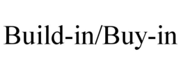 BUILD-IN/BUY-IN trademark