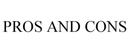 PROS AND CONS trademark