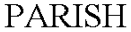 PARISH trademark