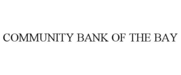 COMMUNITY BANK OF THE BAY trademark