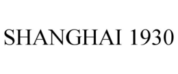 SHANGHAI 1930 trademark