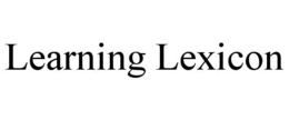 LEARNING LEXICON trademark