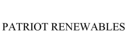 PATRIOT RENEWABLES trademark