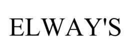 ELWAY'S trademark