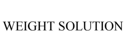 WEIGHT SOLUTION trademark
