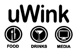 UWINK FOOD DRINKS MEDIA trademark