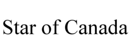 STAR OF CANADA trademark