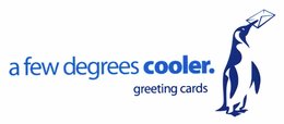 A FEW DEGREES COOLER. GREETING CARDS trademark