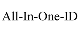 ALL-IN-ONE-ID trademark