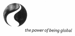 THE POWER OF BEING GLOBAL trademark